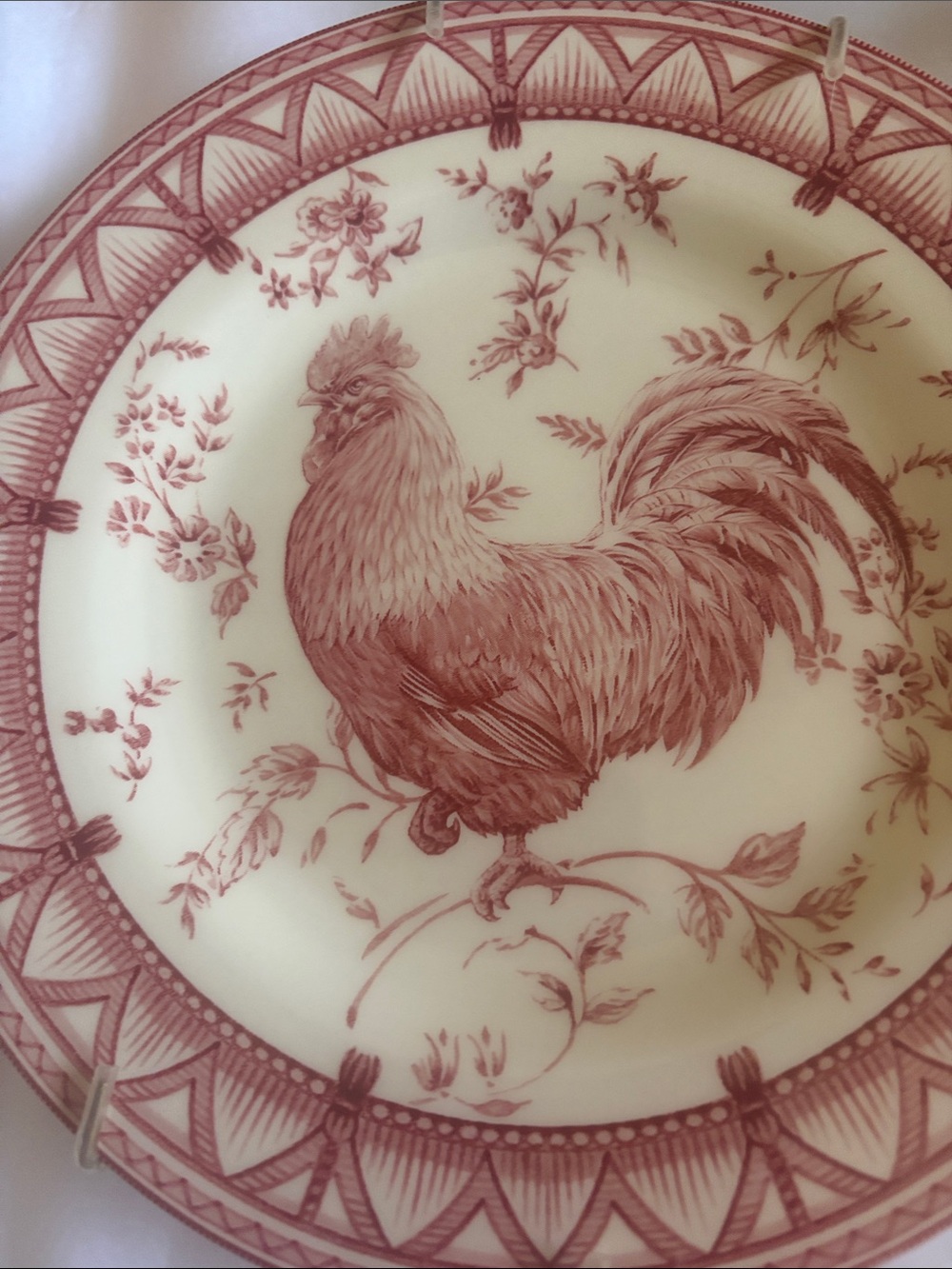 Rooster Plate Queen’s Pattern - Picture 4 of 5